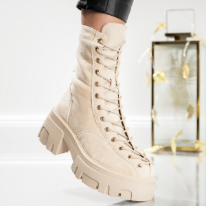 Ghete Casual Gloria - JJ 25 Beige - Img 3