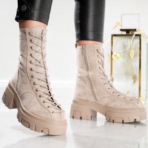 Ghete Casual Gloria - JJ 25 Khaki - Img 1