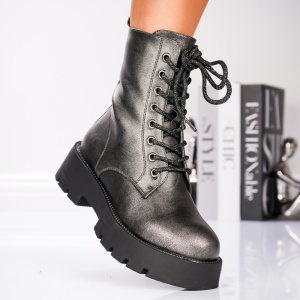 Ghete Casual - IronLace B24-1511 Gun