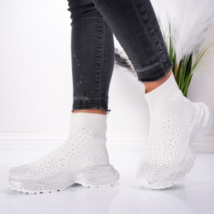 Ghete Dama Amelie - 1040 White - Img 4