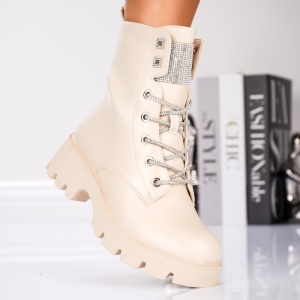 Ghete Dama - B24-1527 Beige - Img 1