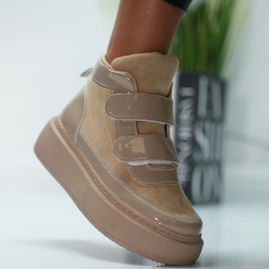 Ghete Dama Kamy ShineBoot- BL557 Khaki - Img 3