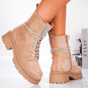 Ghete Dama - Spark SH1356 Khaki - Img 3