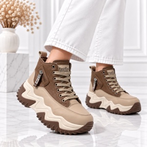 Ghete Dama Urban Nova - JC8828 Khaky Brown