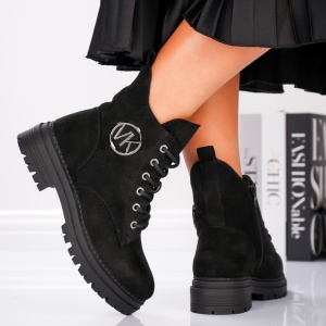 Ghete Dama - Urban Suede B24-1528 Black - Img 3
