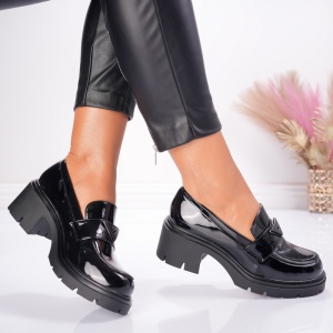 Pantofi Casual Butterfly - A25-1956 Black - Img 2