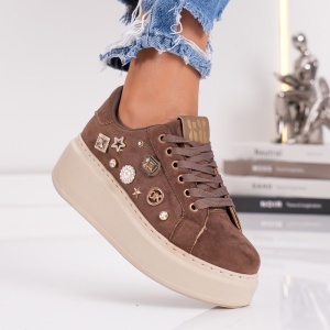 Pantofi Casual Love- MK083 Brown