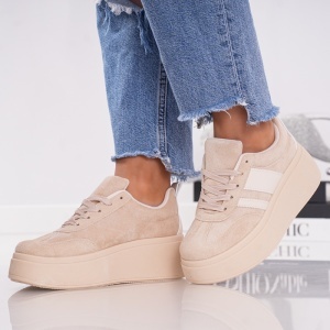 Pantofi Casual StripeWalk - H35 Beige - Img 4