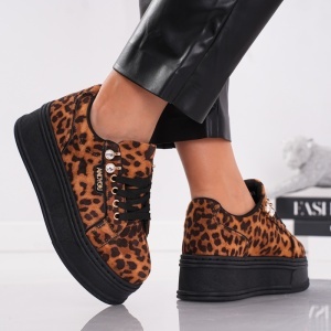 Pantofi Casual VelvetClass - MK162 Leopard - Img 2