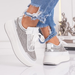 Pantofi Sport Abbey 23703 Silver