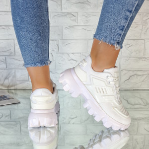 Pantofi Sport Pety - H12 White - Img 4