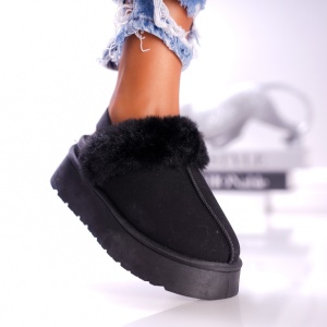 Papuci Casual UG - CozyBand B24-1580 Black - Img 2