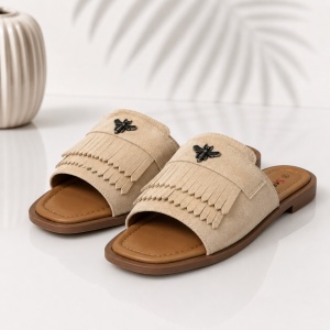 Papuci Dama - PS70 Beige