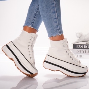Bascheti Dama Zea High - LA831 White - Img 3