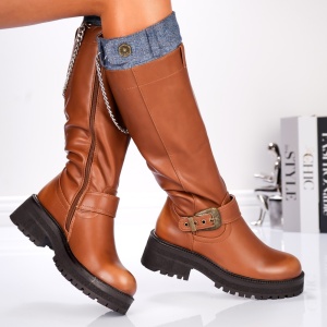 Cizme Dama - B24-1557 Camel - Img 1
