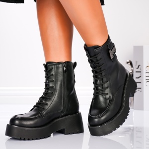 Ghete Casual Gloria - B24-1507B Black - Img 4
