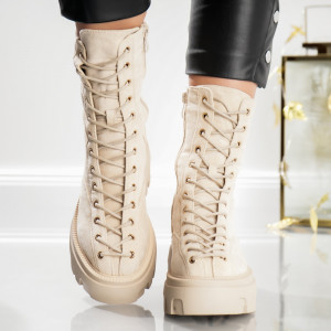 Ghete Casual Gloria - JJ 25 Beige - Img 4