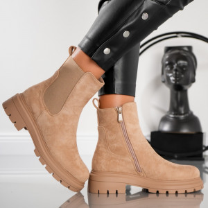 Ghete Casual Hera - SH1291 Khaki - Img 4