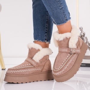 Ghete Casual UG - SnowBelt NB776 Khaki - Img 4