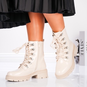 Ghete Dama - B24-1533 Beige - Img 4