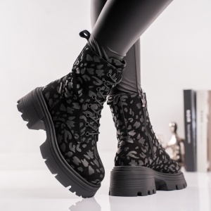 Ghete Dama Print -WildStep 3AL29 Black - Img 3