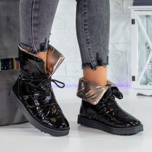 Ghete Dama Sky - B22-911 Black Pu - Img 1