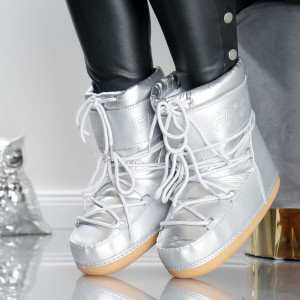 Ghete Dama Tip MoonB Low - 3LT6 Silver - Img 2