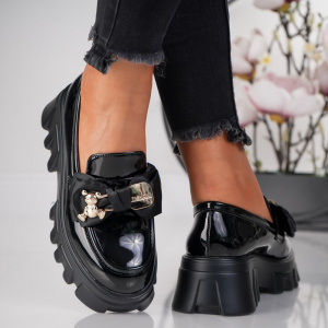 Pantofi Casual Bear - 711 Black - Img 2