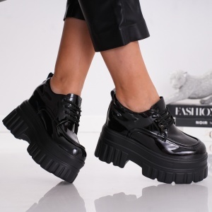Pantofi Casual Class Go - 5213 Black - Img 2