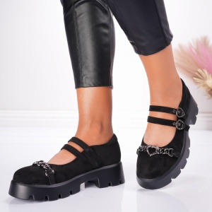 Pantofi Casual Doll - X25-1722B Black - Img 4