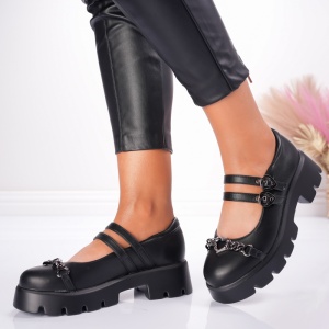 Pantofi Casual Doll - X25-1722C Black - Img 2