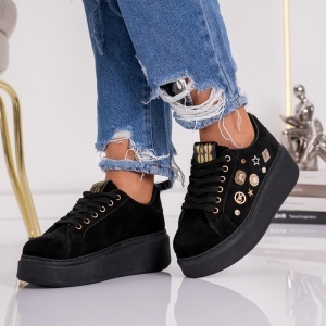 Pantofi Casual Love- MK083 Black - Img 4