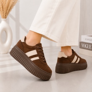 Pantofi Casual StripeWalk - H55 Brown