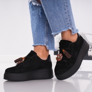 Pantofi Casual TasselStyle - MK190 Black - Img 4