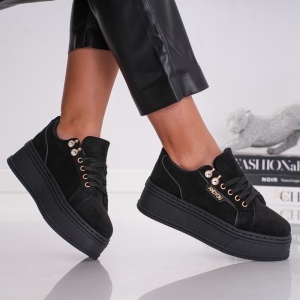 Pantofi Casual VelvetClass - MK162 Black - Img 3