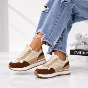 Pantofi Sport Dama Lola - LA350 Brown - Img 2