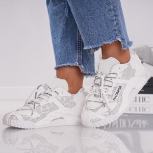 Pantofi Sport DynamicStyle - 536 White - Img 4