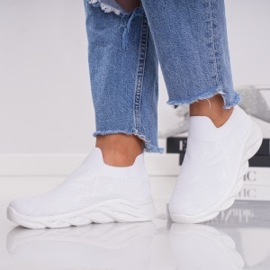Pantofi Sport Easy - J2390M-2 All White - Img 4