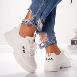 Pantofi Sport EllaTwo - MO 08 White - Img 2