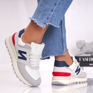 Pantofi Sport New Bolune - BNL574 Beige Grey Blue