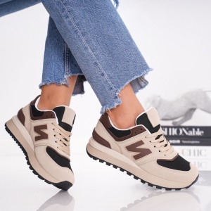 Pantofi Sport New Bolune - XBL547 Khaki Brown - Img 3