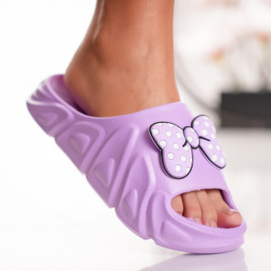 Papuci Bow - W-103 Purpple - Img 1