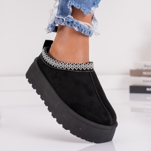 Papuci Casual UG - CozyStep VL242 Black - Img 2