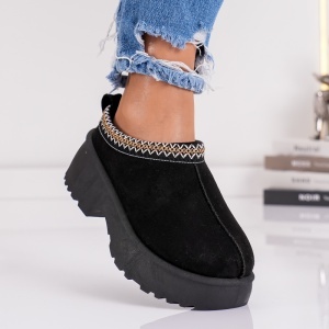 Papuci Casual UG - UrbanLift BK301 Black - Img 2