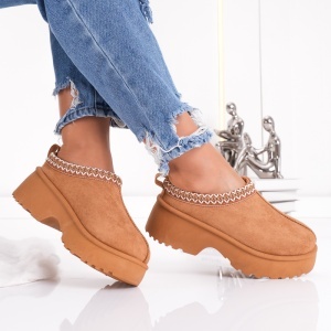 Papuci Casual UG - UrbanLift BK301 Camel - Img 4