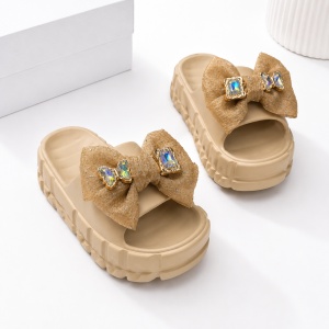 Papuci Cu Platforma - BG200 Khaki