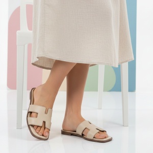 Papuci Dama - PS50 Beige - Img 2