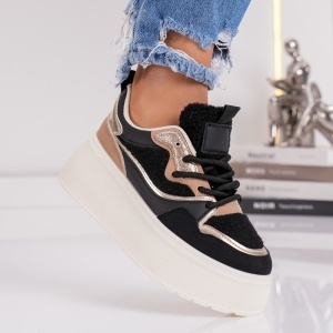 Sneakers Dama UG High - MK072 Black