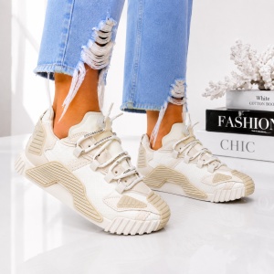 Sneakers Damă Urban Edge - BL670P Beige - Img 3