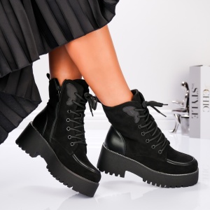 Ghete Casual - B24-1653 Black - Img 3